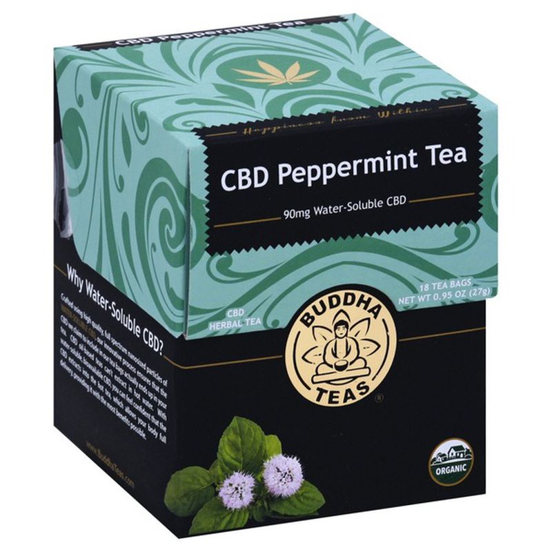 Cannabis Peppermint Tea Bags ~ (30 Pieces)