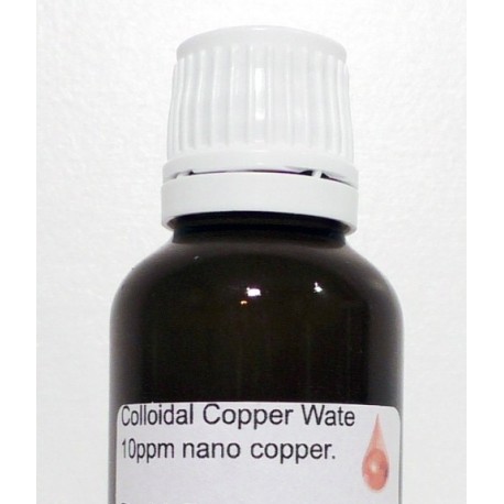 Colloidal Copper Water 10 ppm nano copper 30 ML