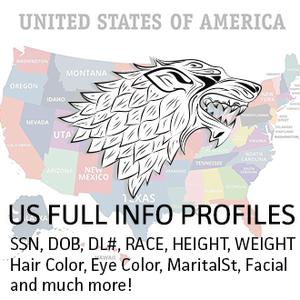 us full info profiles ssn,dob,dl,race,haireyes