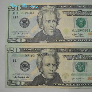 10 counterfeit $20 dollar bills - passes pen test