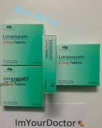 lorazepam 2.5mg genus pharmacueticals x28 tablets