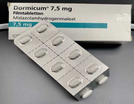 1 Blister Midazolam 7,5mg (Benzo) - shipping within 24 hours