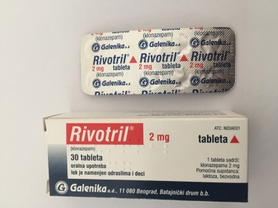 +EUROPE RETAIL+ RIVOTRIL Clonazepam Galenika 2mg 90 tabs