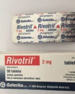 +EUROPE RETAIL+ RIVOTRIL Clonazepam Galenika 2mg 180 tabs