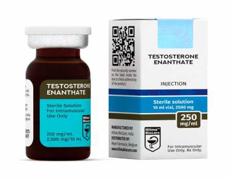Testosterone Enanthate 10ml 250mg/ml Hilma Biocare