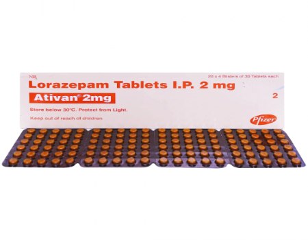 Ativan Pfizer Lorazepam 2mg x 90 pills USA To USA Shipping