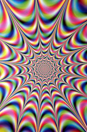 5 LSD blotters, 200 µg each