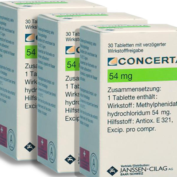 54MG CONCERTA 30 PILLS BOTTLE $245