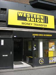 Western Union and paypal transfer