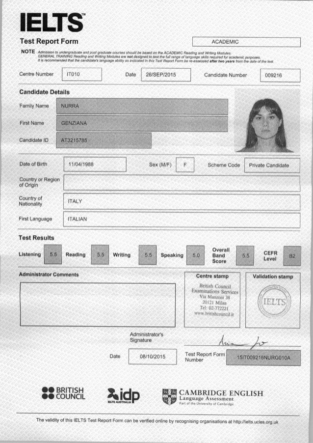 IELTS Certificates Without Exams