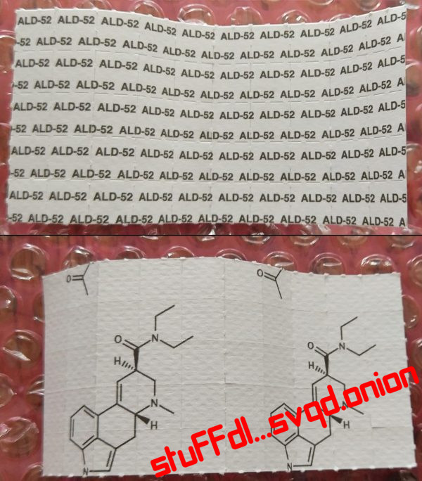 25 x 100ug ALD-52 / 1A-LSD Blotters