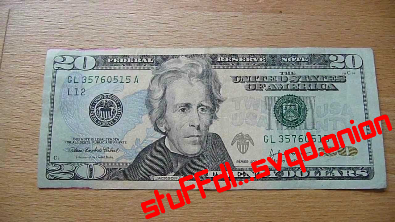 Buy Fake $20 USD banknotes x 30