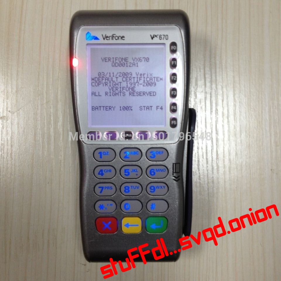 Verifone vx670 – Skimmer device