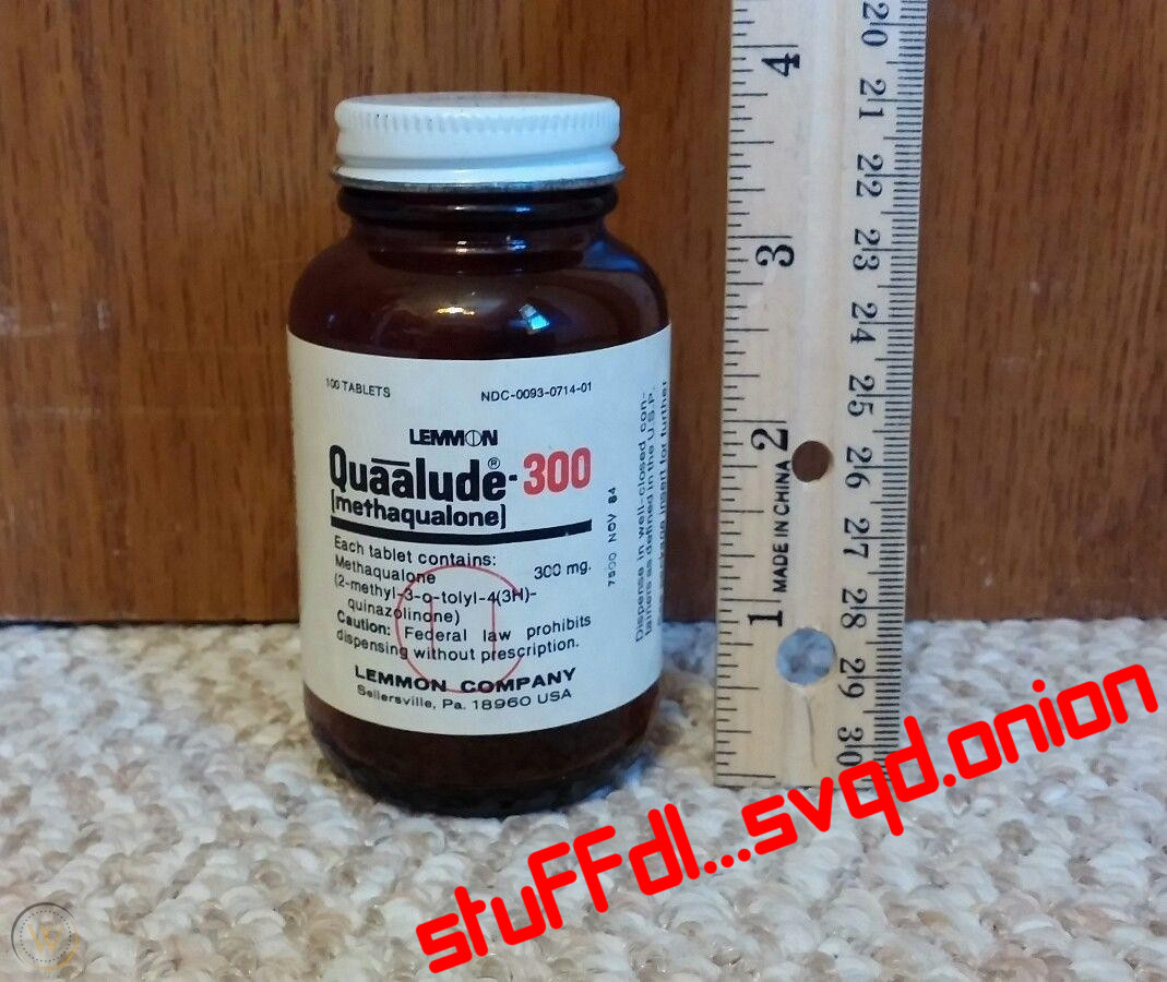 Methaqualone Quaaludes (Lemmon 714) 300mg - 100 pills