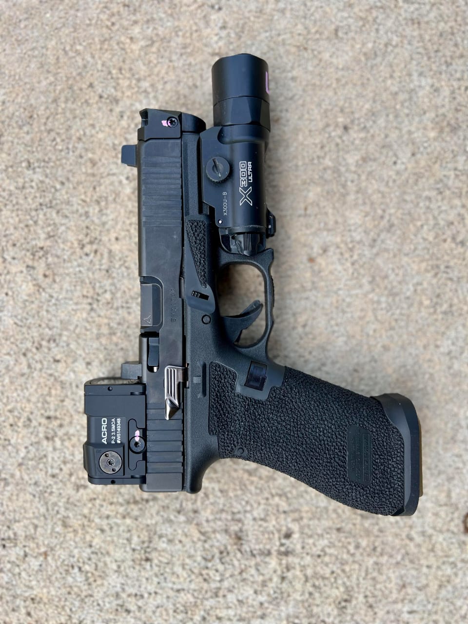 Glock 45 MOS with customized finishes