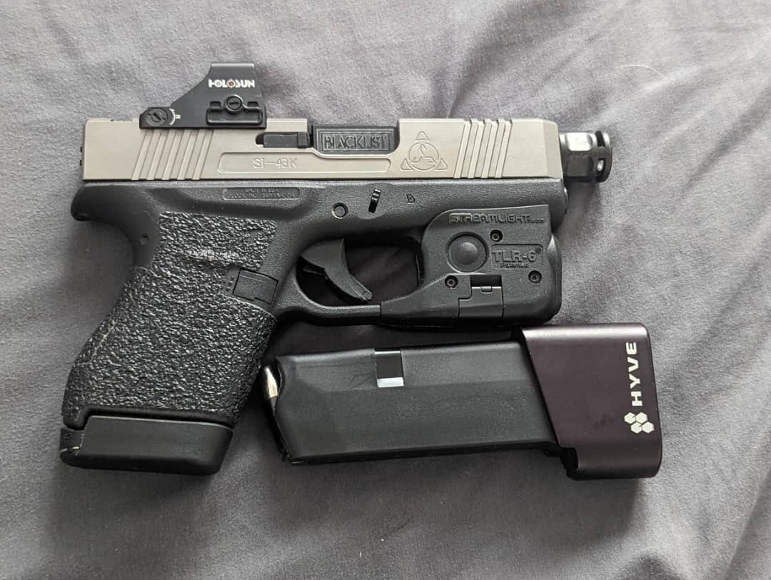 Glock 43 Customized Frame & Barrel version