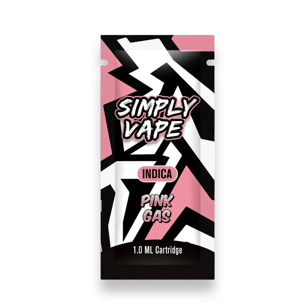 Simply Vapes – THC Cartridge – Pink Gas – 1ML