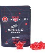 Apollo Edibles – Sour Cherry Shooting Stars 1000mg THC Sativa