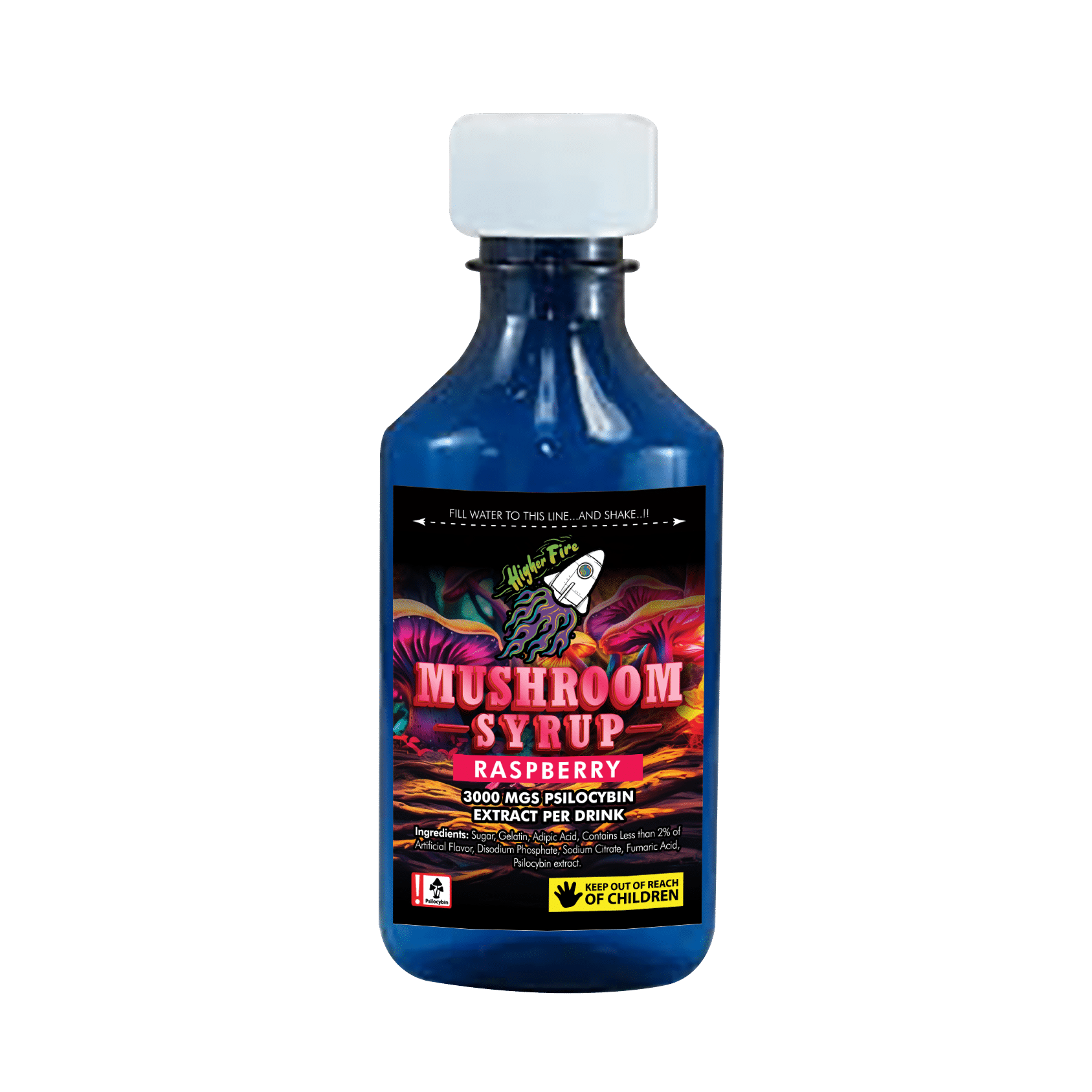 Higher Fire Extracts – Mushroom Syrup – Orange 3000mg Psilocybin